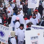 Ottawa : Manifestation des postiers contre la fin de la livraison du courrier à domicile