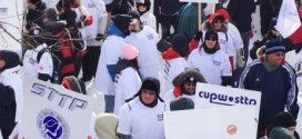 Ottawa : Manifestation des postiers contre la fin de la livraison du courrier à domicile