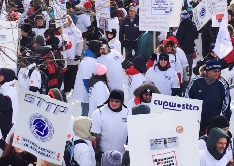 Ottawa : Manifestation des postiers contre la fin de la livraison du courrier à domicile