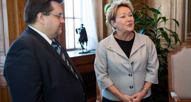 Denis Coderre et Pauline Marois parlent d’économie et écartent le dossier du référendum