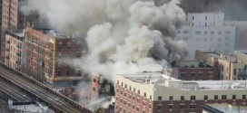 Explosion et effondrement de deux immeubles à New York