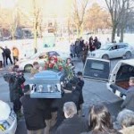 La cérémonie des funérailles de Georges Hamel a été un grand moment d'émotion