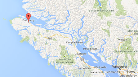 L'île de Vancouver : Un séisme d'une magnitude 6,6 a été enregistré