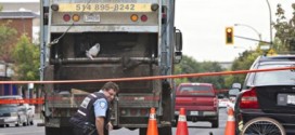 Trois-Rivières : Une femme décède après avoir été heurtée par un camion d'ordures