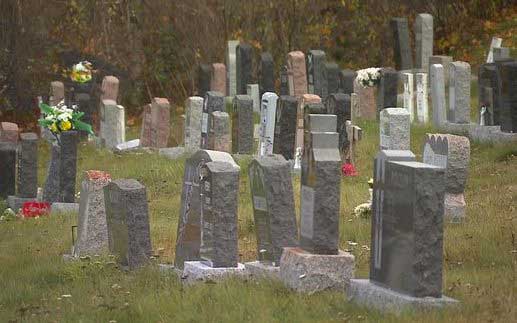 Un cadavre décomposé découvert dans un cimetière à Granby : L'hypothèse du meurtre étudiée
