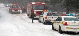 Une femme perd le contrôle de sa voiture et fait une chute de près de 20 pieds