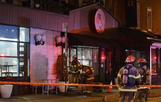 Cocktail Molotov : Une Pizzéria de Montréal victime d'un incendie criminel