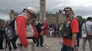 Anciens Combattants : Une manifestation sur la Colline parlementaire à Ottawa