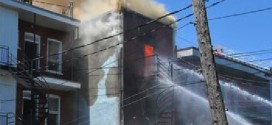 Montréal Quartier Villeray Un violent incendie enregistré dans un immeuble de trois étages