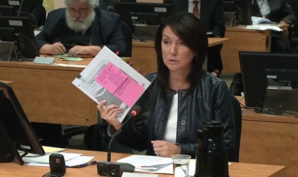 Nathalie Normandeau devant la Commission Charbonneau Nathalie Normandeau devant la Commission Charbonneau