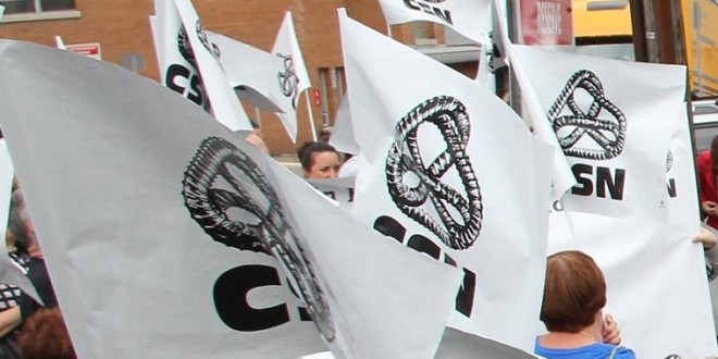 Une mobilisation des syndicats de la FSSS-CSN contre les projets de fusion d'établissements de santé