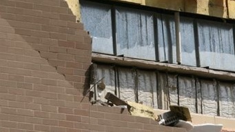 Edmonton : Le mur arrière de l'hôtel Westin s'est effondré