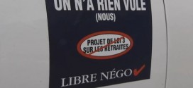 La Coalition syndicale pour la libre négociation a débuté son opération autocollants