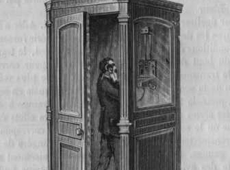 Le premier téléphone public a été installé à Hartford
