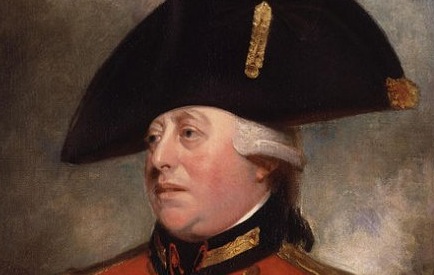 George III du Royaume-Uni a pris la branche d'un arbre pour la main du roi de Prusse