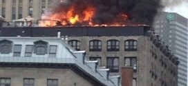 Un violent incendie enregistré dans le Vieux-Montréal : Plusieurs personnes évacuées