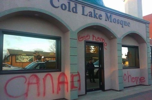 Une mosquée vandalisée à Cold Lake en Alberta