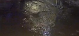Déversement d'eau dans les rues de Lachine à cause de la rupture d'une conduite
