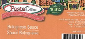 PastaCo procède au rappel de sa sauce bolognaise