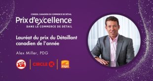 Alimentation Couche-Tard : Alex Miller sacré détaillant canadien de l’année
