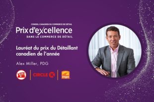 Alimentation Couche-Tard : Alex Miller sacré détaillant canadien de l’année