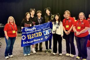 Des élèves de Concordia International School Shanghai montent sur le podium mondial de robotique VEX