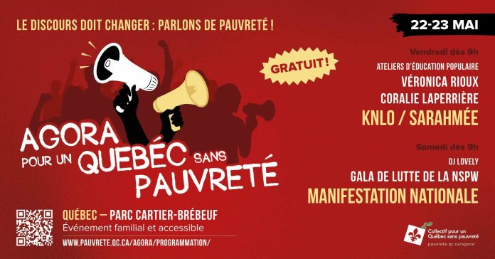 Québec accueille une grande mobilisation citoyenne contre la pauvreté Québec accueille une grande mobilisation citoyenne contre la pauvreté