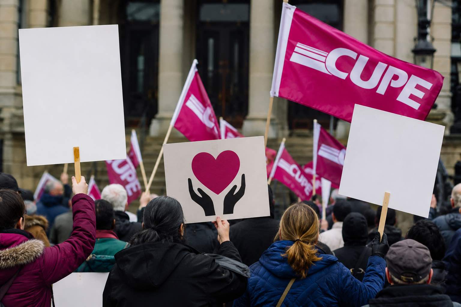 Soutien massif aux travailleurs des centres de soins en grève au Canada Soutien massif aux travailleurs des centres de soins en grève au Canada