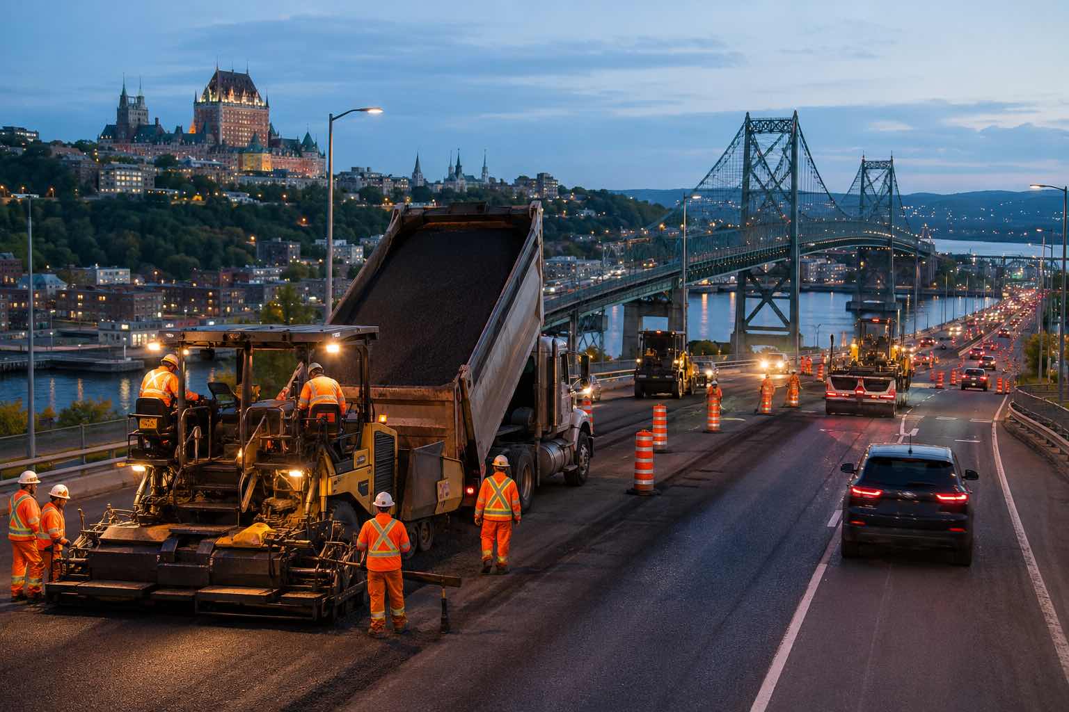 Québec - plusieurs fermetures de routes et d'accès prévues jusqu'au 2 juillet Québec : plusieurs fermetures de routes et d'accès prévues jusqu'au 2 juillet