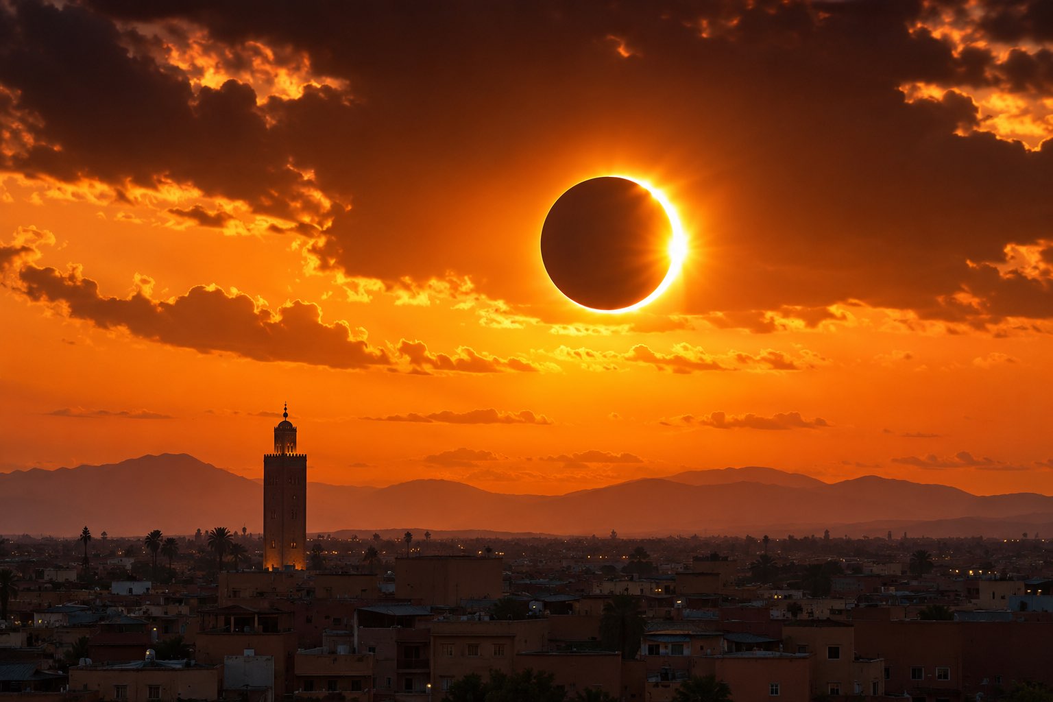 Une spectaculaire éclipse solaire attendue au Maroc en août Une spectaculaire éclipse solaire attendue au Maroc en août