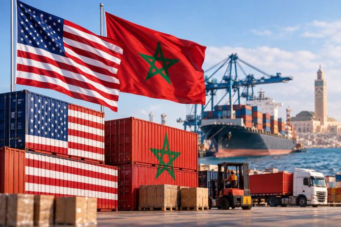 Maroc–États-Unis - les échanges commerciaux accélèrent en 2026 Maroc–États-Unis : les échanges commerciaux accélèrent en 2026